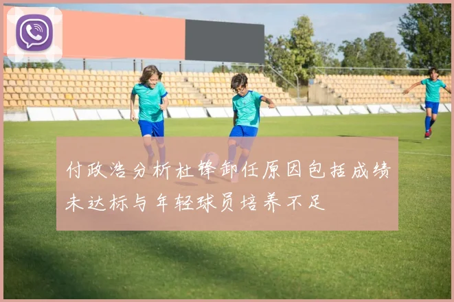 付政浩分析杜锋卸任原因包括成绩未达标与年轻球员培养不足
